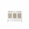 James Martin Vanities Athens 48in Single Vanity Cabinet, Glossy White E645-V48-GW